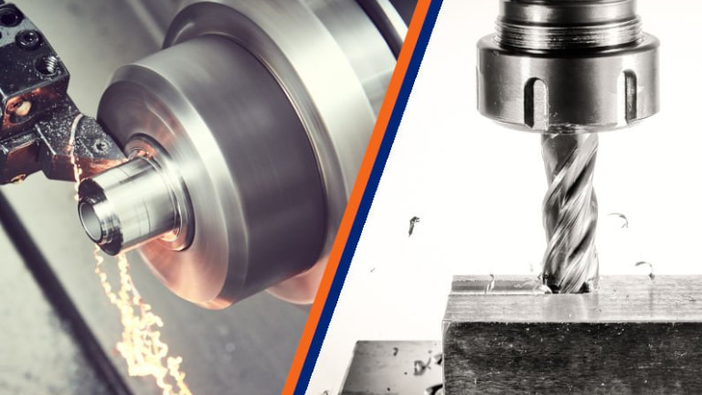 CNC Turning vs. CNC Milling – What is the Difference?