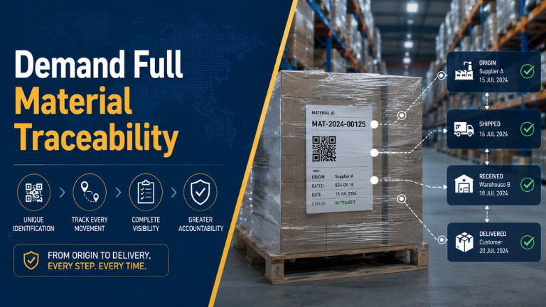 Demand Full Material Traceability