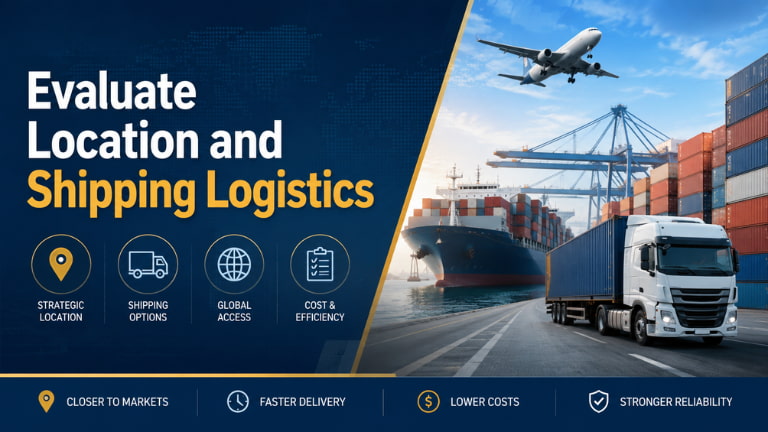 Evaluate Location and Shipping Logistics