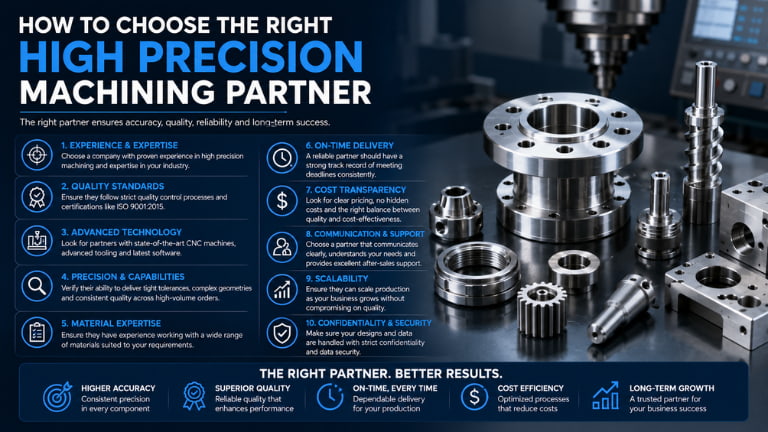 How to Choose the Right High Precision Machining Partner