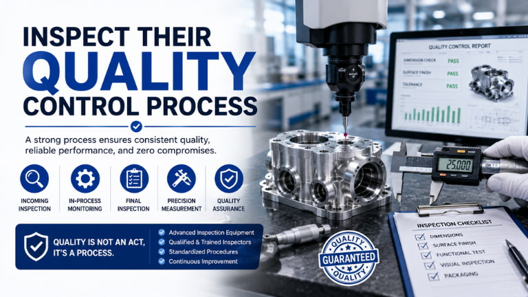 Inspect their Quality Control Process