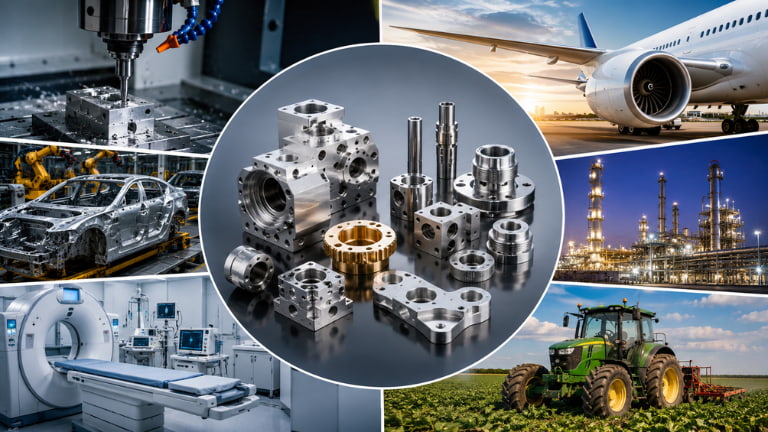 Major Industrial Applications of VMC Machined Components 