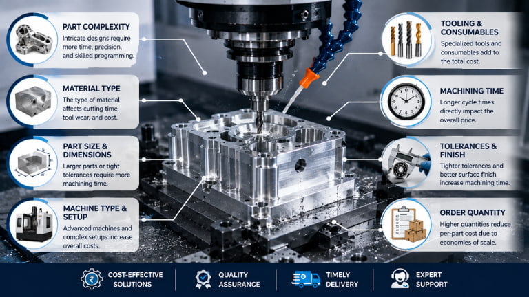 What Factors Affect the CNC Machining Price in India?