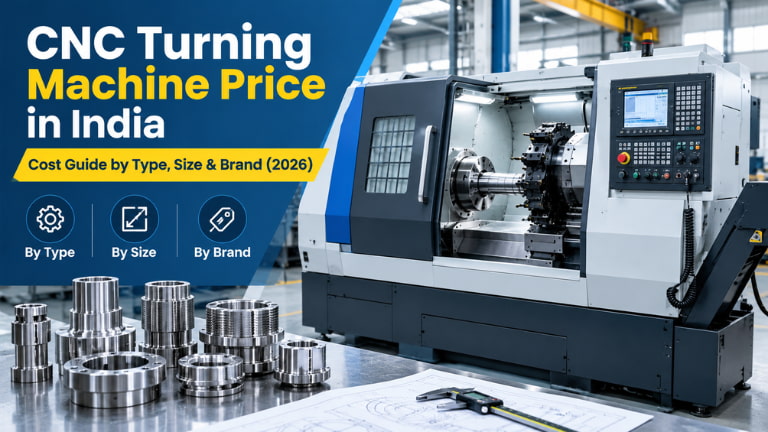 CNC Turning Machine Price in India Cost Guide by Type, Size & Brand (2026)
