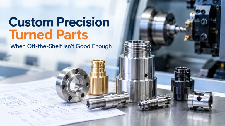Custom Precision Turned Parts When Off-the-Shelf Isn't Good Enough