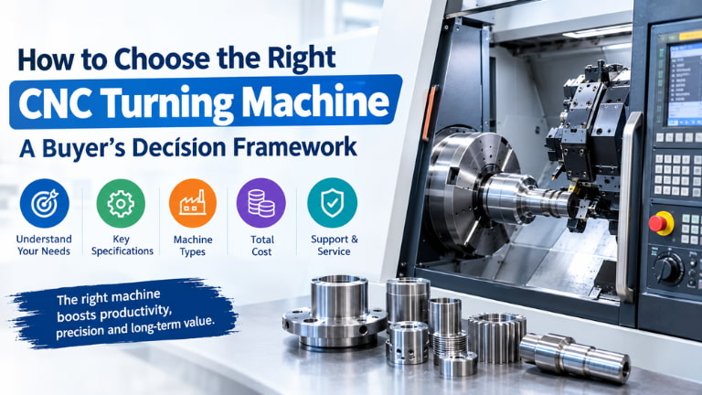 How to Choose the Right CNC Turning Machine A Buyer’s Decision Framework