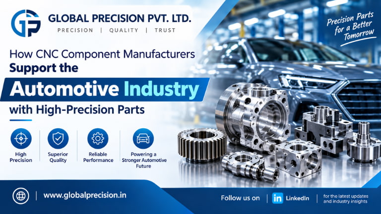How CNC Component Manufacturers Support the Automotive Industry with High-Precision Parts